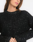 PULL - PAILLETTE - NOIR