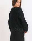 PULL - PAILLETTE - NOIR