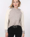 PULL CAPUCHE - BENTO - TAUPE