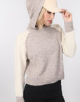 PULL CAPUCHE - BENTO - TAUPE