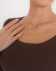 PULL COL U - BAYRON - CHOCOLAT