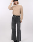 PULL COL ROND - BAMBI - CAMEL