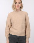 PULL COL ROND - BAMBI - CAMEL