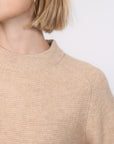 PULL COL ROND - BAMBI - CAMEL