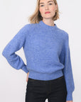 PULL COL ROND - BAMBI - PERVENCHE