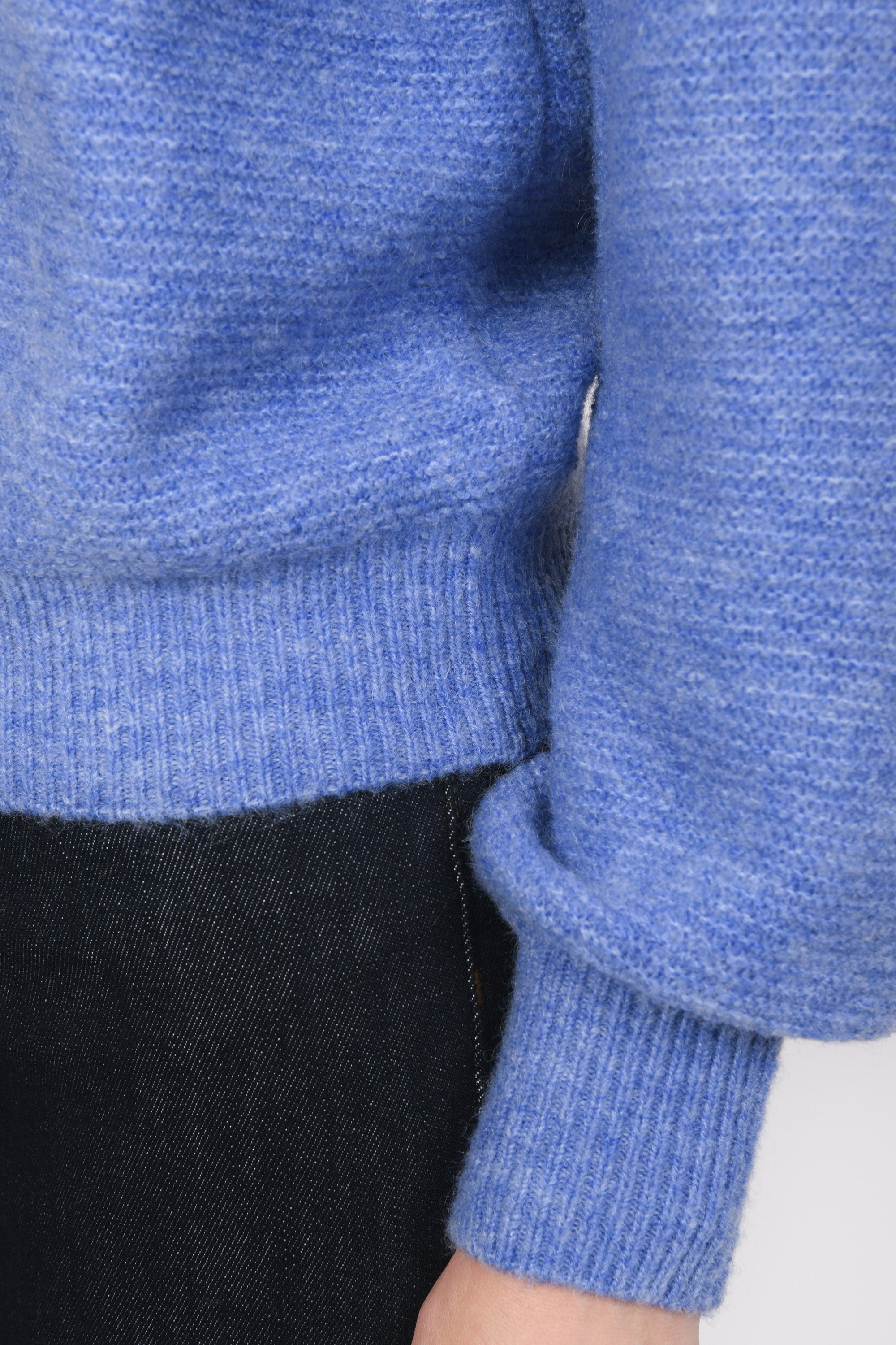 PULL COL ROND - BAMBI - PERVENCHE