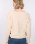 PULL COL V - BRUNO - BEIGE