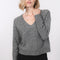PULL COL V - BRUNO - BROWN PULL NEW KOOKAI Mode Kookai