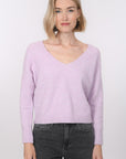 PULL COL V - BRUNO - LILAS
