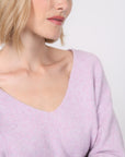 PULL COL V - BRUNO - LILAS