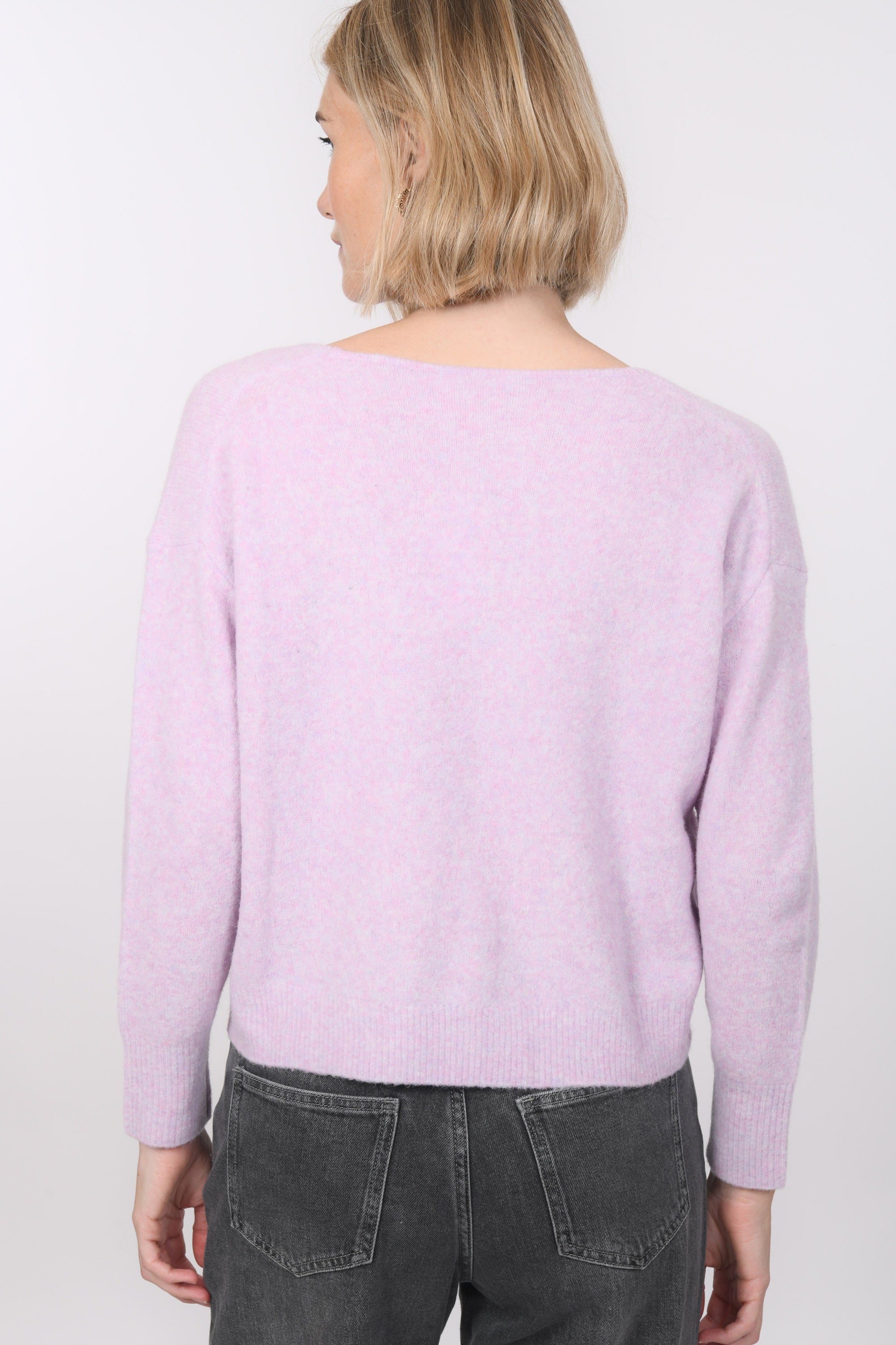 PULL COL V - BRUNO - LILAS
