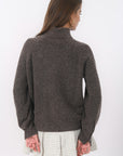 PULL COL ROULE - BRUNO - BROWN