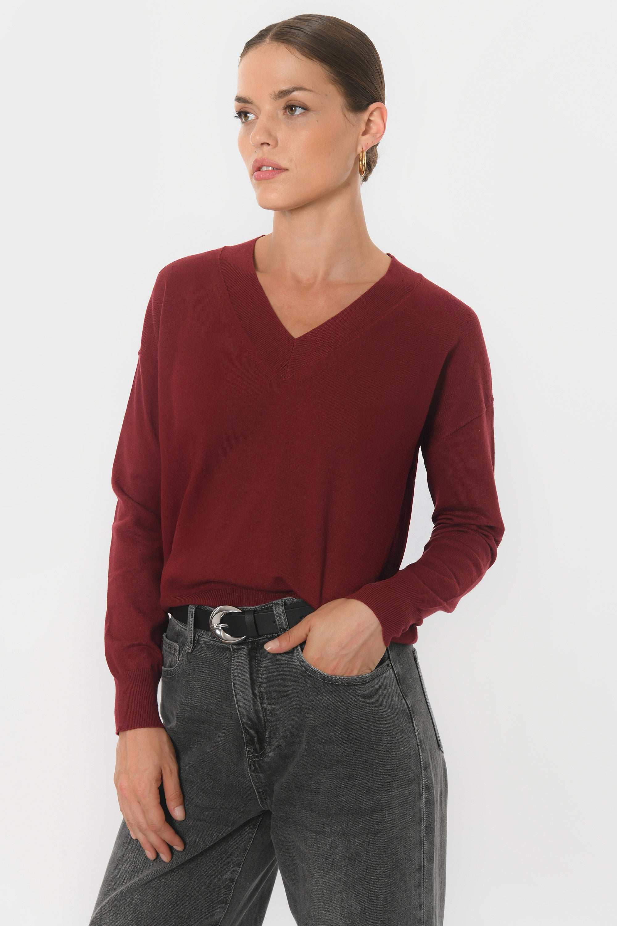 PULL - BELINA - BORDEAUX