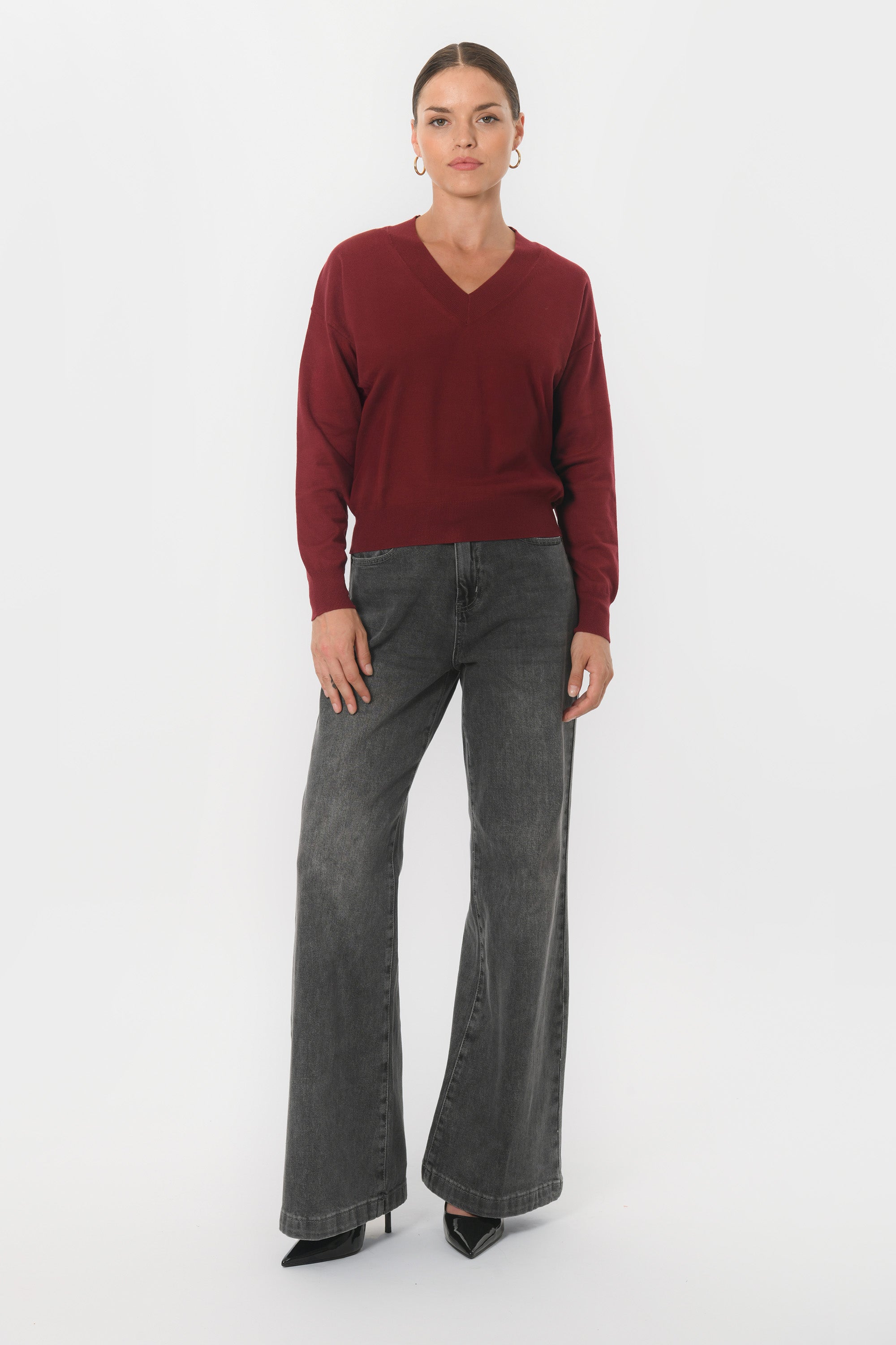 PULL - BELINA - BORDEAUX