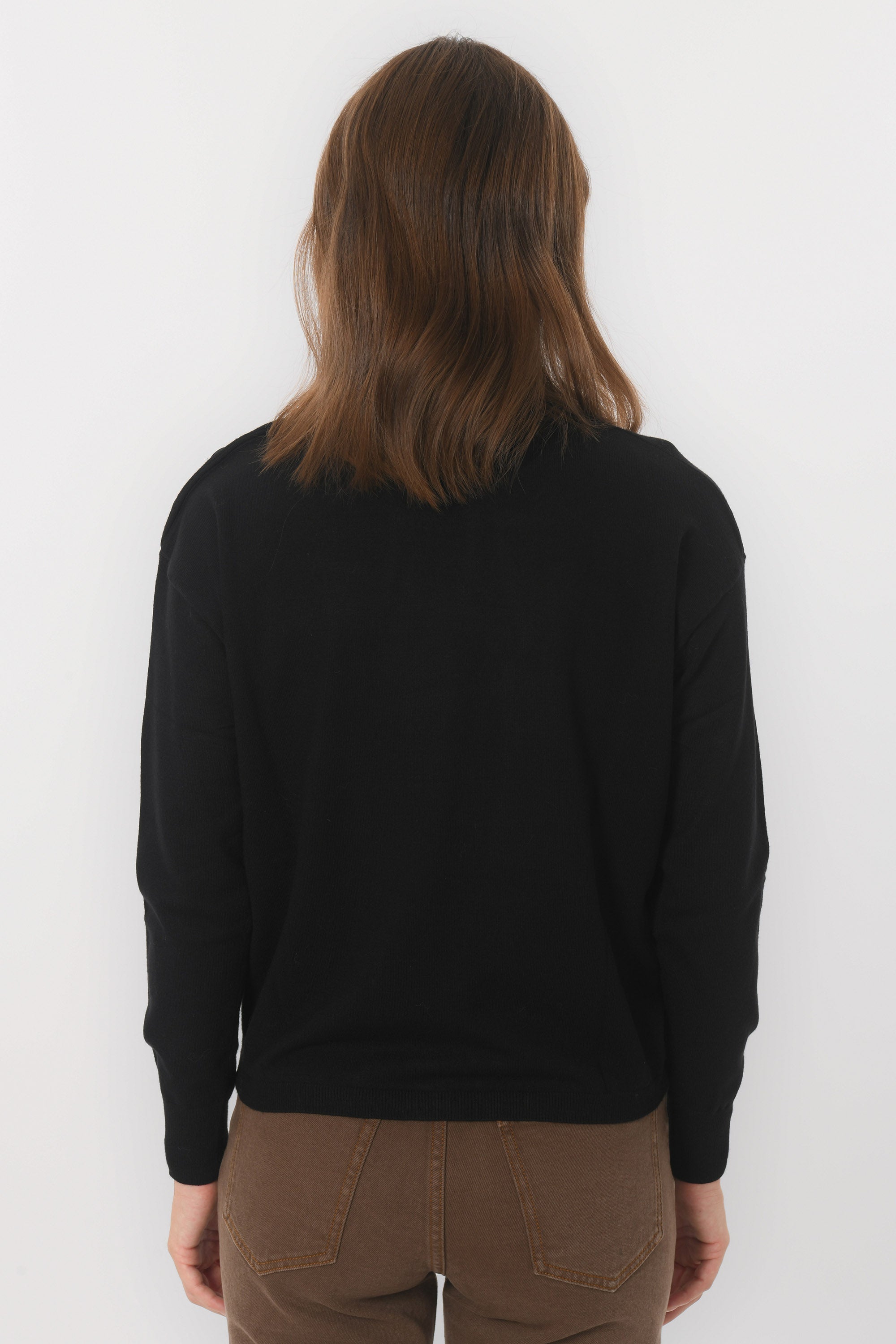 PULL BOUTONS - BELINDA - NOIR