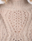 PULL TORSADE - BAYA - TAUPE