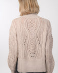 PULL TORSADE - BAYA - TAUPE