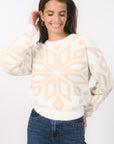 PULL JACQUARD - BERNEX - ECRU