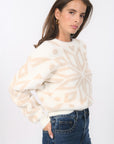 PULL JACQUARD - BERNEX - ECRU