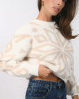 PULL JACQUARD - BERNEX - ECRU