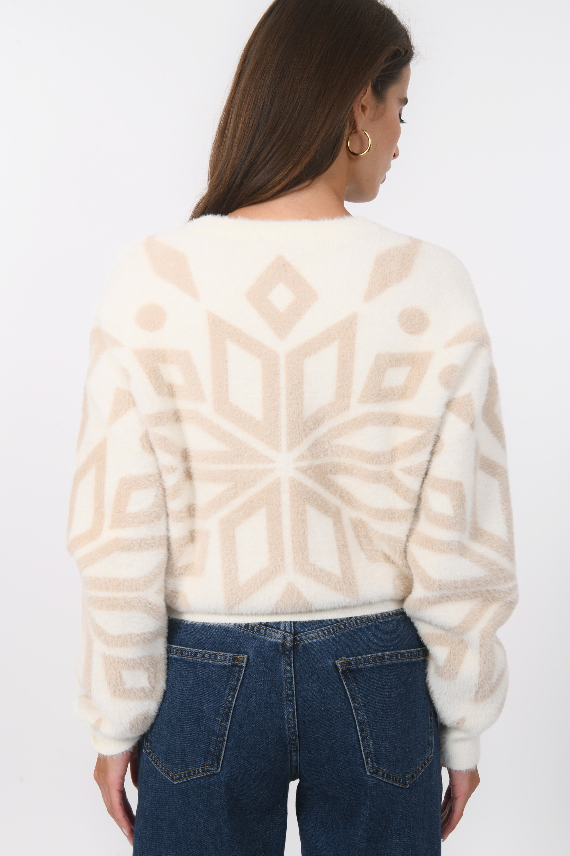 PULL JACQUARD - BERNEX - ECRU