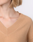 PULL COL V - B-ANITA - CAMEL