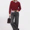 PULL COL V - B-ANITA - CAMEL