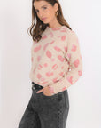 PULL IMPRIME - BROOK - BEIGE