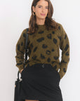 PULL IMPRIME - BROOK - KHAKI