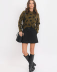 PULL IMPRIME - BROOK - KHAKI