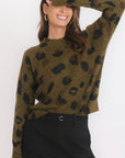 PULL IMPRIME - BROOK - KHAKI