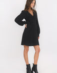 ROBE COURTE - BARNEY - NOIR
