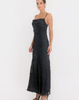 ROBE LONGUE - BAKER - NOIR