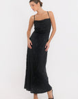 ROBE LONGUE - BAKER - NOIR