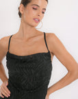 ROBE LONGUE - BAKER - NOIR