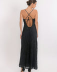 ROBE LONGUE - BAKER - NOIR