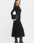 ROBE LONGUE - BERTINE - NOIR