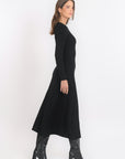 ROBE LONGUE - BERTINE - NOIR