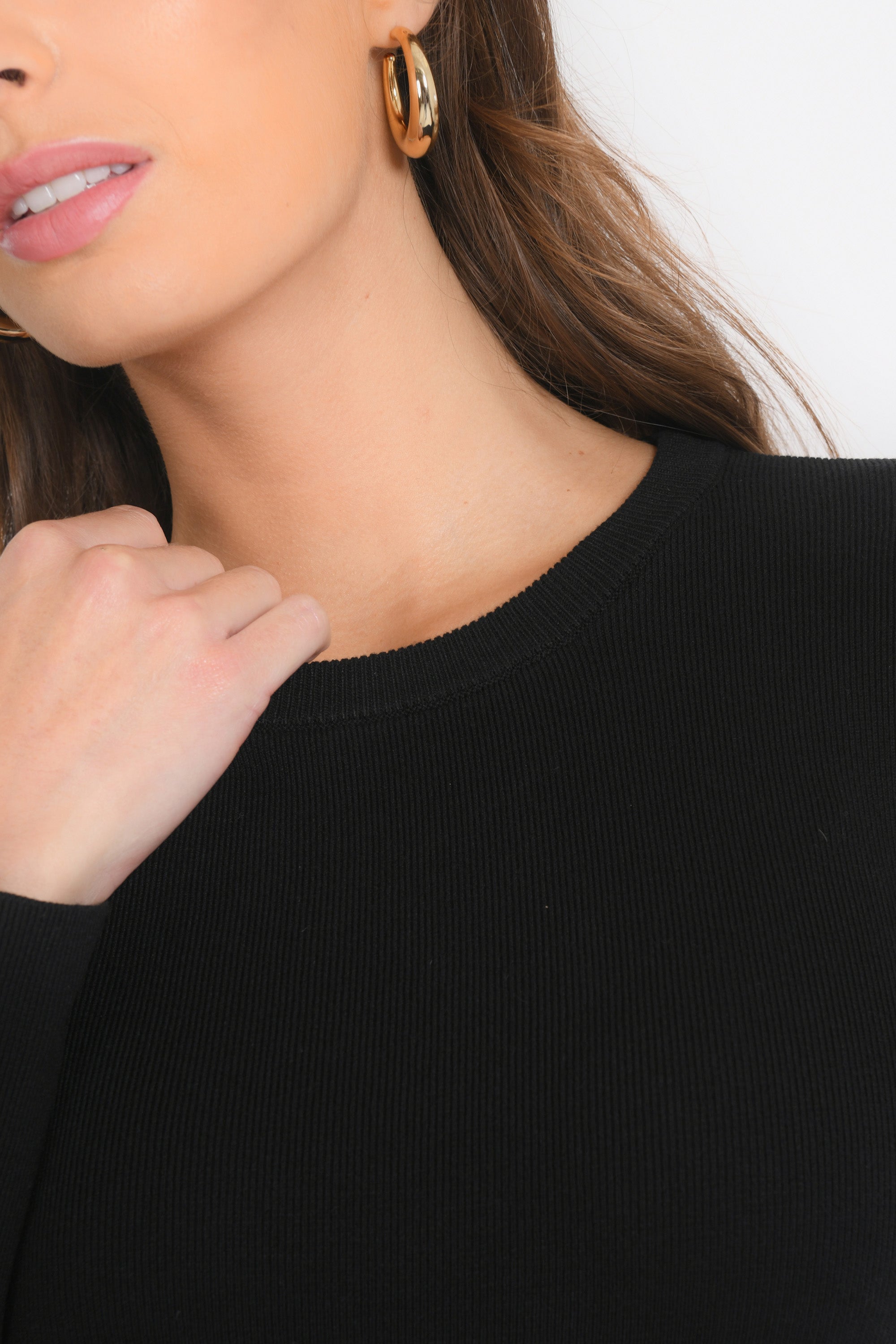 ROBE LONGUE - BERTINE - NOIR