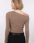 TSHIRT ASYMETRIQUE - B-ANILA - CARIBOU