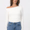 TSHIRT ASYMETRIQUE - B-ANILA - CARIBOU
