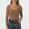 TEE-SHIRT COL CARRE - CLEMENTINE - CARIBOU