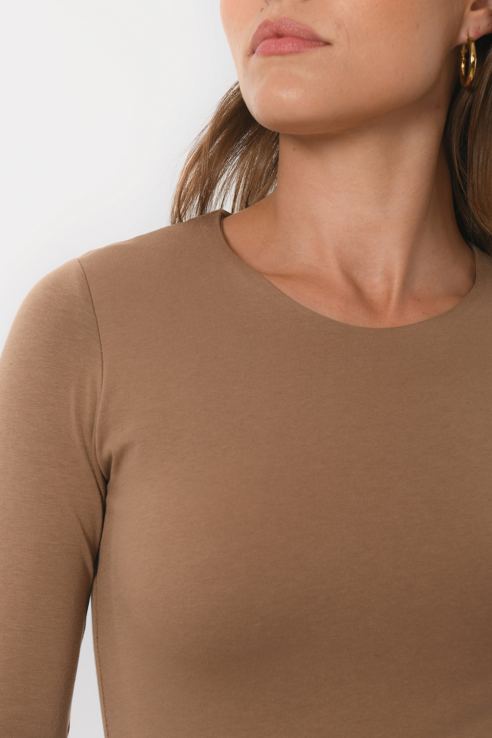 TEE-SHIRT COL ROND - BCURT - CARIBOU
