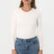 TEE-SHIRT COL ROND - BCURT - ECRU