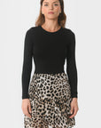 TEE-SHIRT COL ROND - BCURT - NOIR