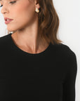 TEE-SHIRT COL ROND - BCURT - NOIR