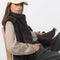 VESTE SANS MANCHE - BABEL - CHOCOLAT