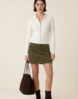 GILET TORSADE - DARI - ECRU