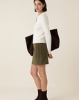 GILET TORSADE - DARI - ECRU