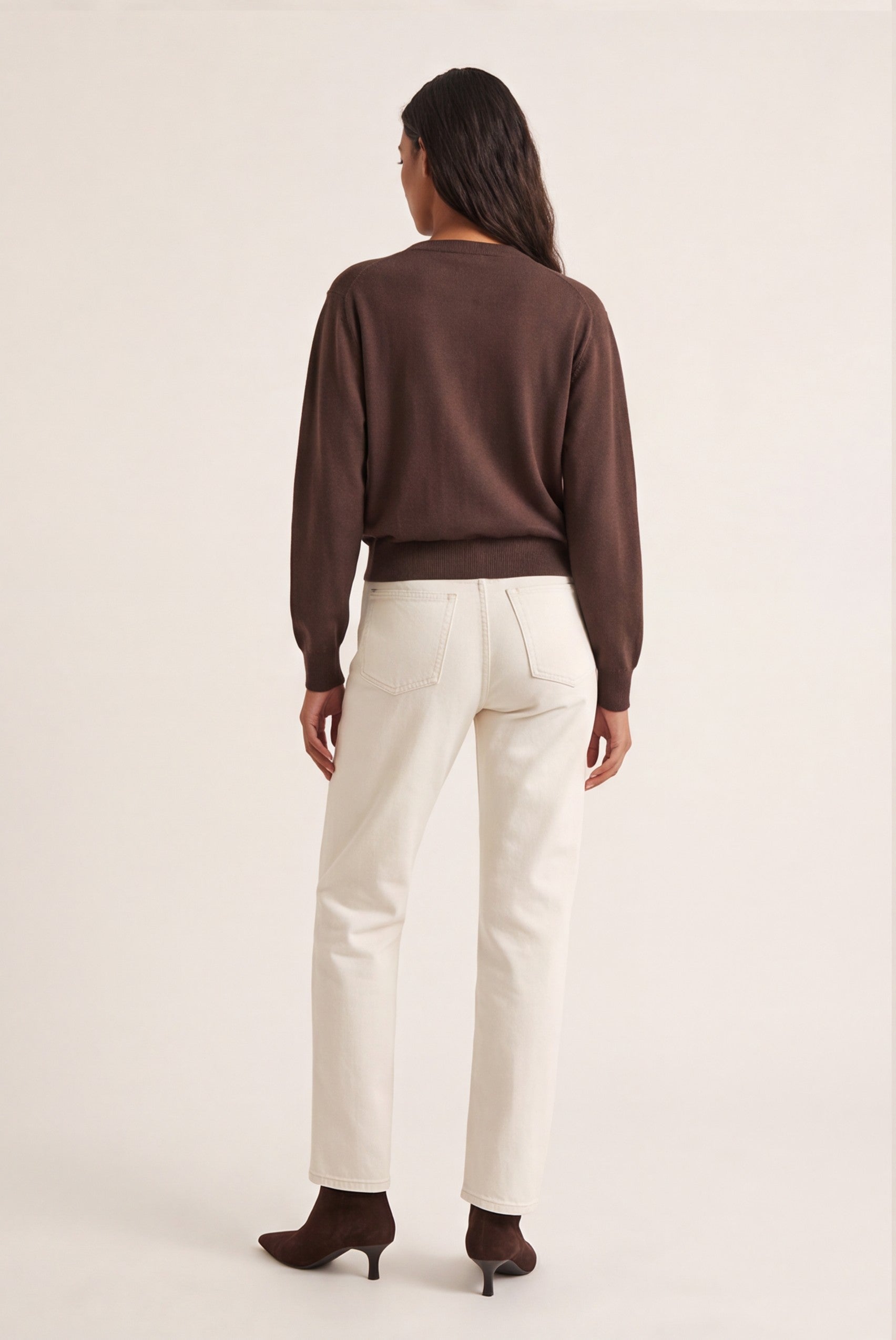 GILET - D-BELINA - CHOCOLAT